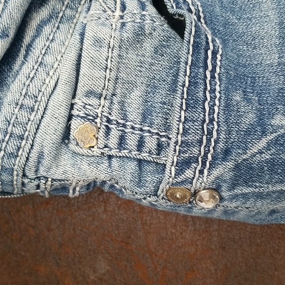 #U - Wallflower Authentic Denim Sz 7 Bootcut Mid Washed Jeans - Picture 7 of 11